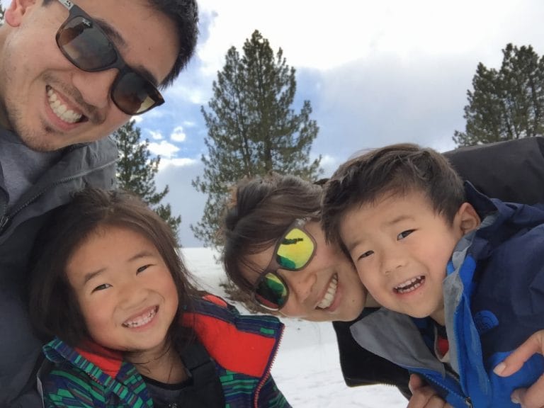 Dr. Chang with his family