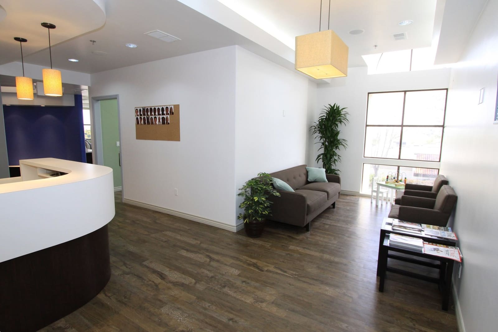 The Chang Orthodontics front desk